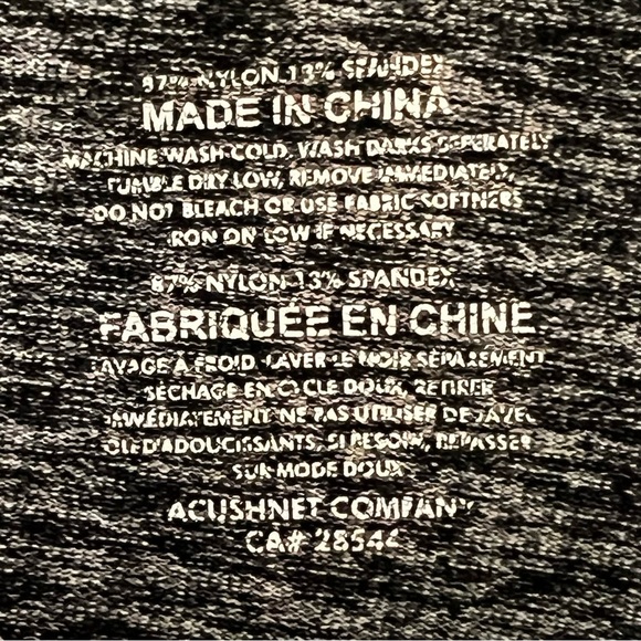 FJ Footjoy Golf Ankle Leggings Women's Size Large Gray Blue 27 Inch Side Pocket - Picture 14 of 15